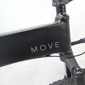 【美品】MOVE X 次世代ファットタイヤ型E-Bike/日本発 折り畳み 電動アシスト自転車 ムーブ アウトドア 走行距離17Km △ 6E406-1の画像4