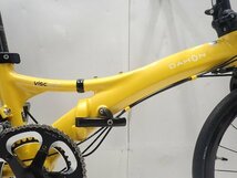 【美品】DAHON 折りたたみ自転車 ヴィスク エヴォ Visc EVO 2023年モデル マンゴーオレンジ 20インチ ダホン 配送/来店引取可 ∩ 6E60D-11_画像3