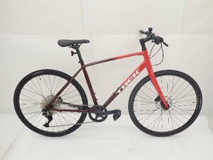 【美品】TREK トレック クロスバイク FX3 DISC 2024年モデル Lサイズ SHIMANO DEORE 搭載 10速 配送/来店引取可 ∽ 6E097-1