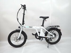 ERWAY A01 складной велосипед с электроприводом /20 дюймовый электрический assist мини велосипед рассылка / приход в магазин самовывоз возможно (1) ^ 6E681-1