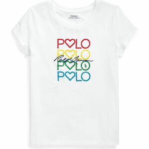 ラルフローレン ロゴ Tシャツ ポニー ホワイト 女の子 国内百貨店購入品 120