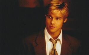 カードサイズ写真　スマホケースの中に　ジョーブラックをよろしく　ブラッドピット Meet Joe Black 約8.5 x 5.4cm　cd0040