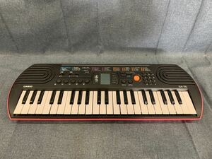 *CASIO Casio 44 Mini keyboard electron keyboard SA-76 black × pink .