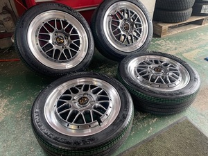 165/55R15　新製品　送料無料（F）4.5J（R)5.5J　１５インチ　シュティッヒ　ハイパーポリシュシルバー　４本SET　軽自動車　ワゴンR　