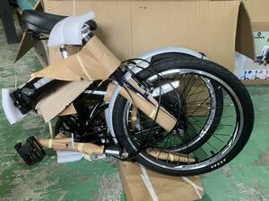 389　DUALRACE　折りたたみ自転車　通勤　通学　自転車　おりたたみ　ネイビー・ブラック　新品未使用　1円スタート