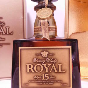 ★古酒☆ サントリー ローヤル 15年 ＜ゴールドラベル＞ 750ml 43% ☆送料無料☆ SUNTORY WHISKY ROYAL Sherry Cask aged 15 years★の画像2