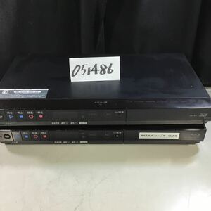 (051486F) SHARP BD-H30 /SHARP BD-H51 ブルーレイディスクレコーダー ジャンク品 2台セット