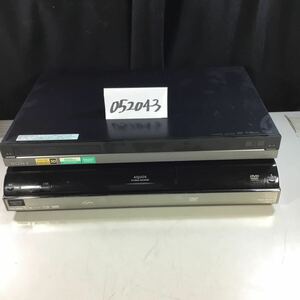(052043G) SONY BDZ-AT750W /SHARP DV-ACW55 Blue-ray disk recorder HDDDVD recorder junk 2 pcs. set 