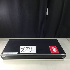 【送料無料】(052981F) 2013年製 SONY BDZ-EW1000 ブルーレイディスクレコーダー BD/DVD再生動作確認済み 中古品　
