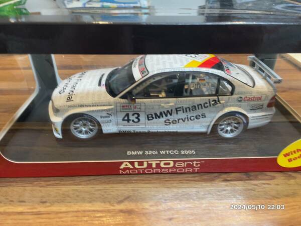 1/18 ミニカー BMW 320i WTTC 2005