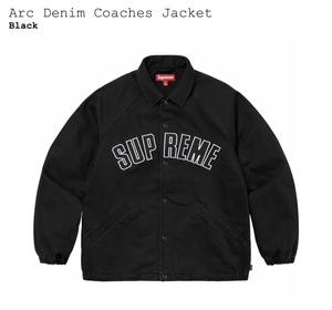 Supreme ARC Denim Coaches Jacket "Black" シュプリーム ARC デニム コーチ ジャケット "ブラック" XL