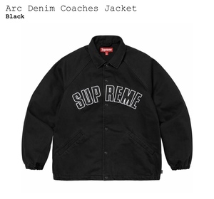 Supreme ARC Denim Coaches Jacket &#34;Black&#34; XL シュプリーム ARC デニム コーチ ジャケット &#34;ブラック&#34; XL