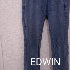 ジーンズ　EDWIN　XS　メンズ　レディース　ジーパン　 デニム デニムパンツ ヴィンテージ　ダメージ　生地　デニム　綿　古着