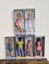 Barbie looks 2023 full set 6 fashion doll Mattelバービー　ルックス　マテル　フルセット　6体_画像1