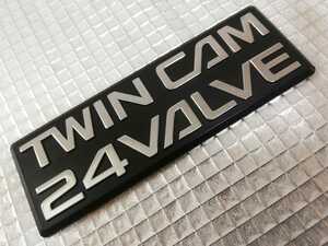 希少 新品 未使用★R31 スカイライン SKYLINE 7th★日産 NISSAN 純正品 リア トランク エンブレム★ツインカム 24バルブ　TWINCAM 24VALVE