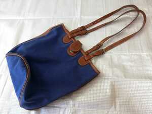  обычная цена 45000 иен *felisi Felisi 9830* большая сумка парусина большая сумка BAG сумка * Италия производства MADE IN ITALY* натуральная кожа парусина ткань синий blue 