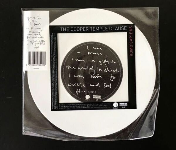 即決★ 7inch THE COOPER TEMPLE CLAUSE クーパー・テンプル・クロース　シングル盤　ホワイトヴィニール　UKロック ギターポップ レコード