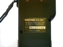 maycom KH-603 50MHz 5W ハンディトランシーバー　6ｍ　無線機_画像4