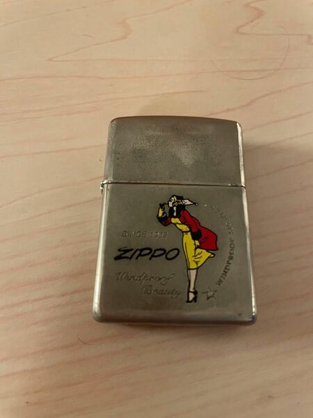 zippo ウィンディガール シルバープレート