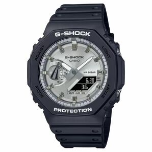 新品未使用 CASIO G-SHOCK GA-2100SB-1AJF 腕時計 シルバー カーボンコアガード カシオ ジーショック 