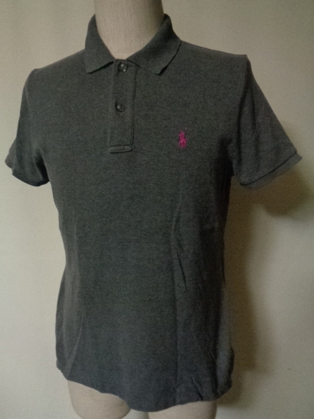 ポロラルフローレン POLO RALPH LAUREN ポロシャツ Lサイズ THE SKINNY POLO グレー キッズ