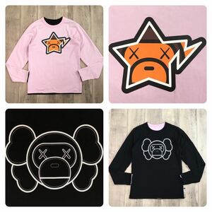 * reversible * KAWS MILO long sleeve T shirt S size a bathing ape BAPE Kaws Ape Bape A Bathing Ape Mylo NIGO m15