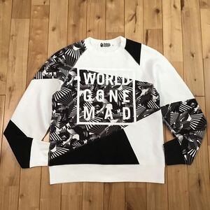 ダズルカモ 長袖スウェット Mサイズ a bathing ape BAPE camo sweat shirt エイプ ベイプ アベイシングエイプ 迷彩 w2881