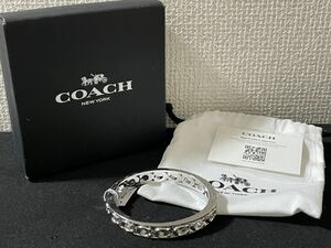 COACH Coach C Mark браслет серебряный цвет с биркой коробка приложен 