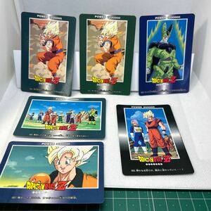 当時物！ドラゴンボール カードダス アマダPPカード ノーマルカード Dragonball carddass 鳥山明　孫悟空　6枚セット