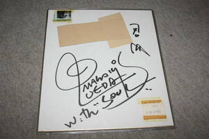  Ueda Masaki san. autograph autograph square fancy cardboard ( address entering )z