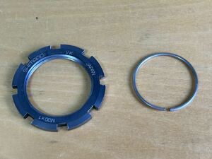 ★美品 ★SHIMANO シマノ ★XTR FC-M952 ★Lock Nut & Stop Ring ★3-1C4 98010 ★M950 951 750 570 DEORE XT LX 互換 ★Vintage Rare OLD