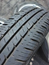 トヨタ純正サクシード155/80R14LT 鉄チン付中古4本セット　R14X5JJ 4ホール100 プロボックス_画像9