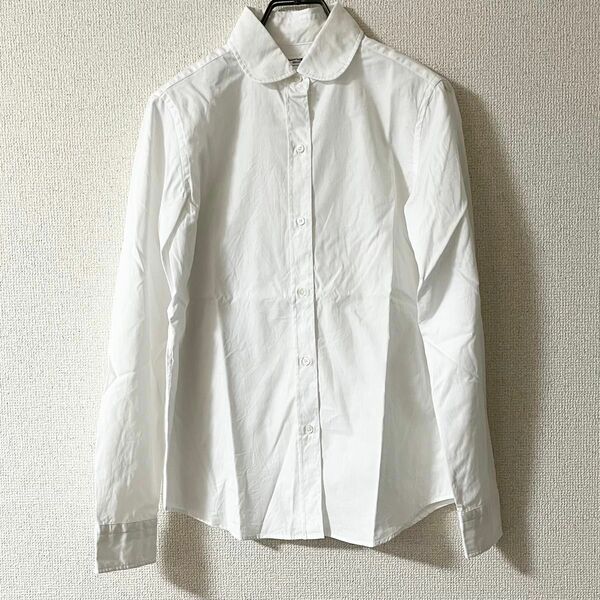 未使用品　レディース　鎌倉シャツ　コットン　白シャツ　長袖　 シャツ ホワイト