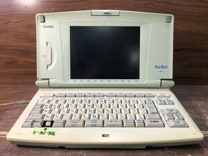 Jさ983　CASIO　カシオ　Post Word　ポストワード　HX-7　モノクロ液晶ワープロ　ジャンク品