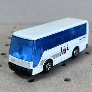 トミカサイズ　ウェリー スーパーハイデッカーバス　JAL連絡バス　ルース