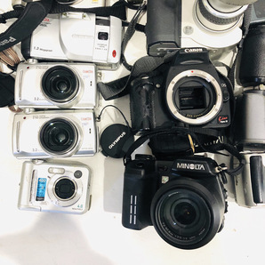 【R1335】デジタルカメラ デジカメ 各メーカー 大量 まとめ売り CANON IXY EOS RICOH LEICA OLYMPUS MINOLTA SONY FUJIFILM SANYO 他の画像3