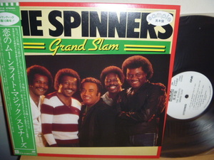 ■帯付き白ラベル日本盤LP■スピナーズ Spinners／恋のムーンライト Grand Slam (Atlantic)1982年