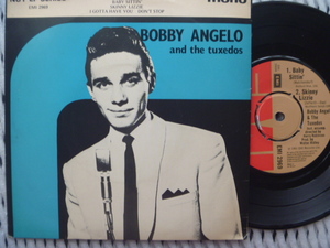 ★Oldies UK盤★BOBBY ANGELO / Baby Sittin' / Skinny Lozzie / I Gotta Have You / Don't Stop (EMI)1979年■Rockabilly 4曲入EP盤