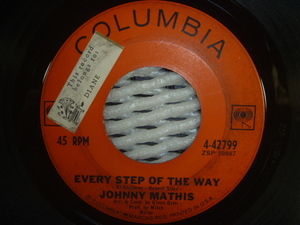 ★JOHNNY MATHIS ジョニー・マティス／ Every Step Of The Way (Columbia)▼全米1963年30位■プロデュースはミッチ・ミラー