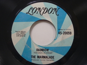 【US45】MARMALADE マーマレード／ Rainbow (London)▼全米1970年51位　※アメリカでの2枚目のヒット・シングル