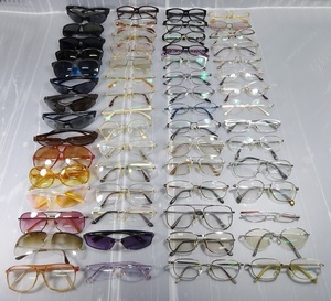 86# together large amount 60 point glasses glasses farsighted glasses sunglasses glasses case Junk set sale 