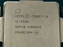 中古(一応動作確認済) CPU Intel CPU Core i5-9500 SRF4B 3.00GHz_画像2