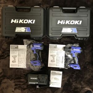 【新品】HiKOKI（ハイコーキ）18vインパクト&ドリル &充電器セット【未使用】