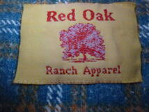 106-91♂：Red OAK　レッドオーク　ネルシャツ　長袖　size.2X　色.緑チェック　USA製　vintage　90年代_画像3