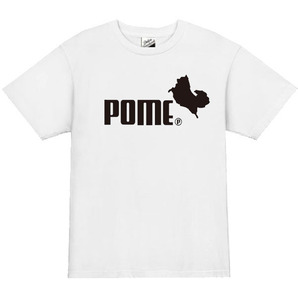 【パロディ白S】5ozポメラニアン犬Tシャツ面白いおもしろうけるネタプレゼント送料無料・新品