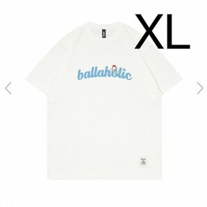 ballaholicボーラホーリック　スラムダンク　Tシャツ　PICK UP PLAYGROUND　white/sky blue