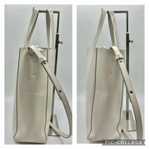 美品◎現行ロゴ◎ CELINE セリーヌ バーティカル カバ スモール ハンドバッグ トートバッグ ショルダーバッグ2way オールレザー 斜め掛け_画像4