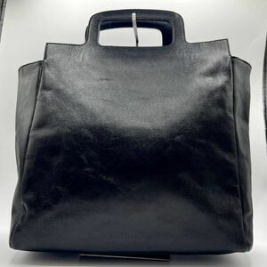 * супер редкий двусторонний *90s 00s MIU MIU MiuMiu большая сумка портфель 2WAY искусство общий рисунок сумка Logo печать кожа A4 возможно мужской 