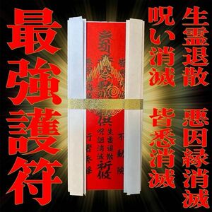 【生霊退散】【呪詛消滅】最強御札【悪因縁退散】