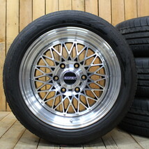 200系 ハイエース用 18インチ CRS ESSEX エセックス ENCM 225/50R18 トライアングル 2023年製 バリ溝 タイヤ ホイール 4本SET 車検非対応_画像1